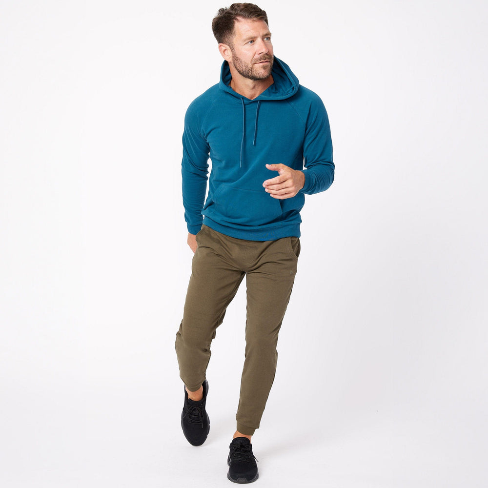 Ash & Erie Amber French Terry Pullover Hoodie for Short Men