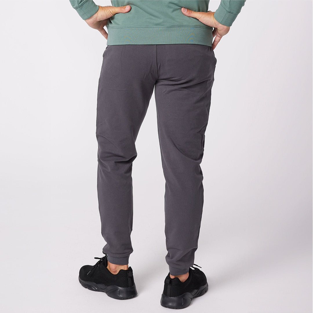 STRAIGHT-LEG Stretch Corduroy Pants for Tall Men in Iron Grey