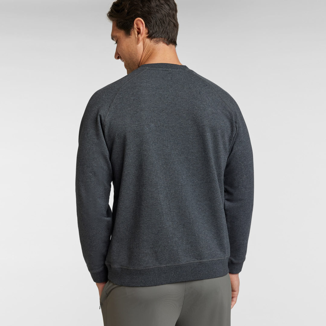 Ash & Erie Charcoal French Terry Sweatshirt for Short Men   Roam Sweatshirt