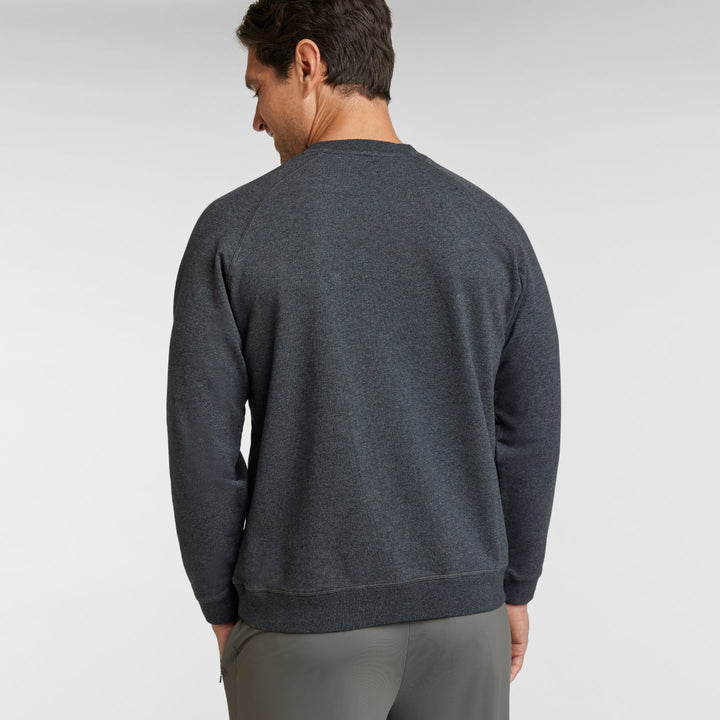 Ash & Erie Charcoal French Terry Sweatshirt for Short Men   Roam Sweatshirt