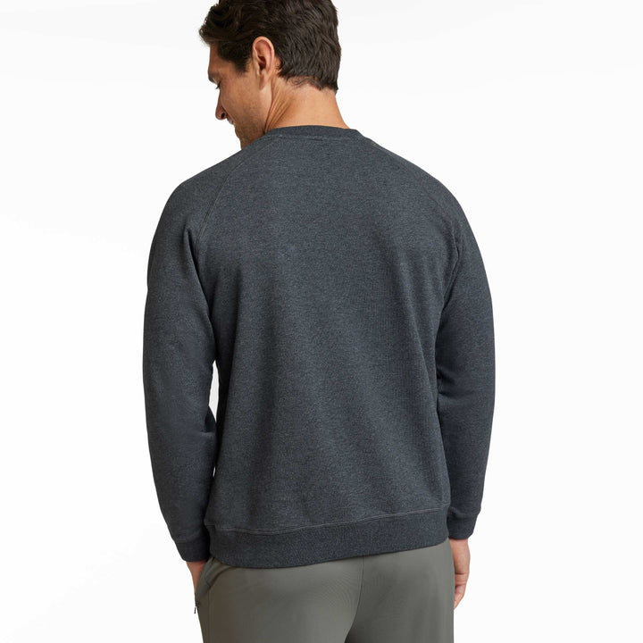 Ash & Erie Charcoal French Terry Sweatshirt for Short Men   Roam Sweatshirt
