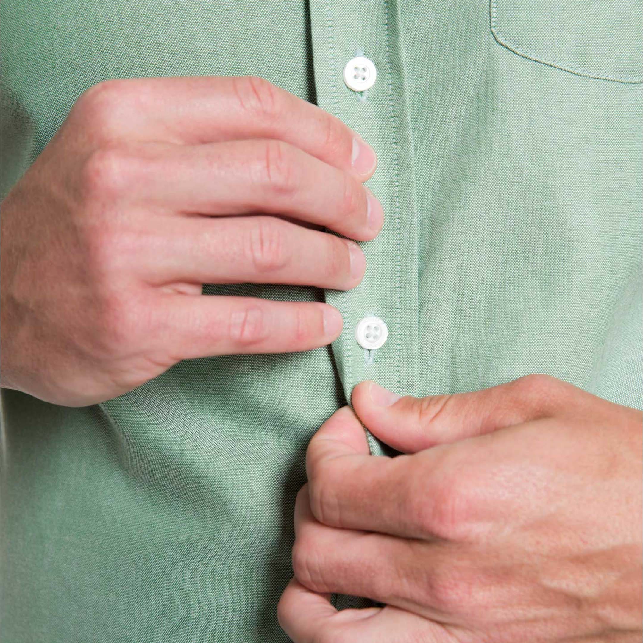 Buy Faded Fern Oxford Wrinkle Free Short Sleeve Shirt for