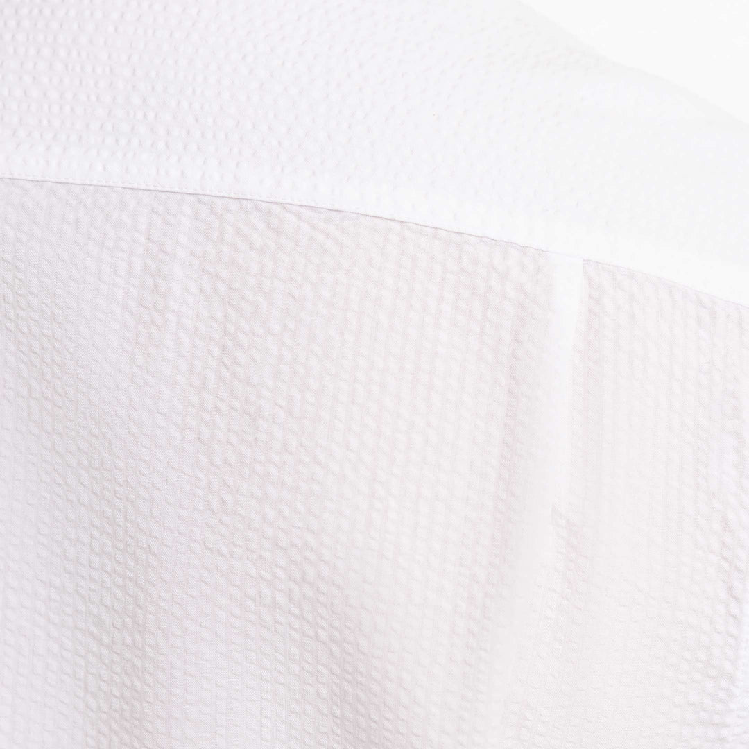 Ash & Erie White Seersucker Short Sleeve Shirt for Short Men   Short Sleeve Everyday Shirts