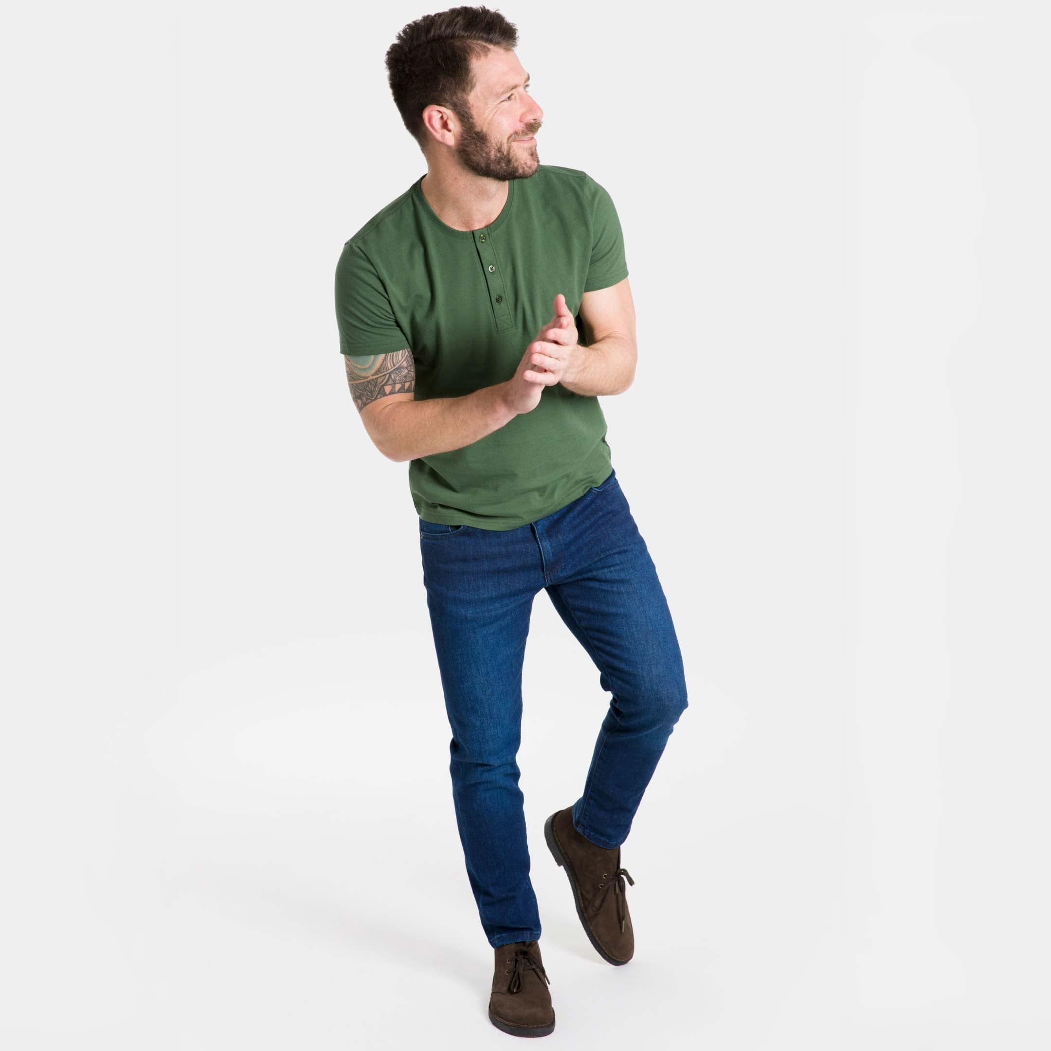Buy Henleys for Short Men | Ash & Erie