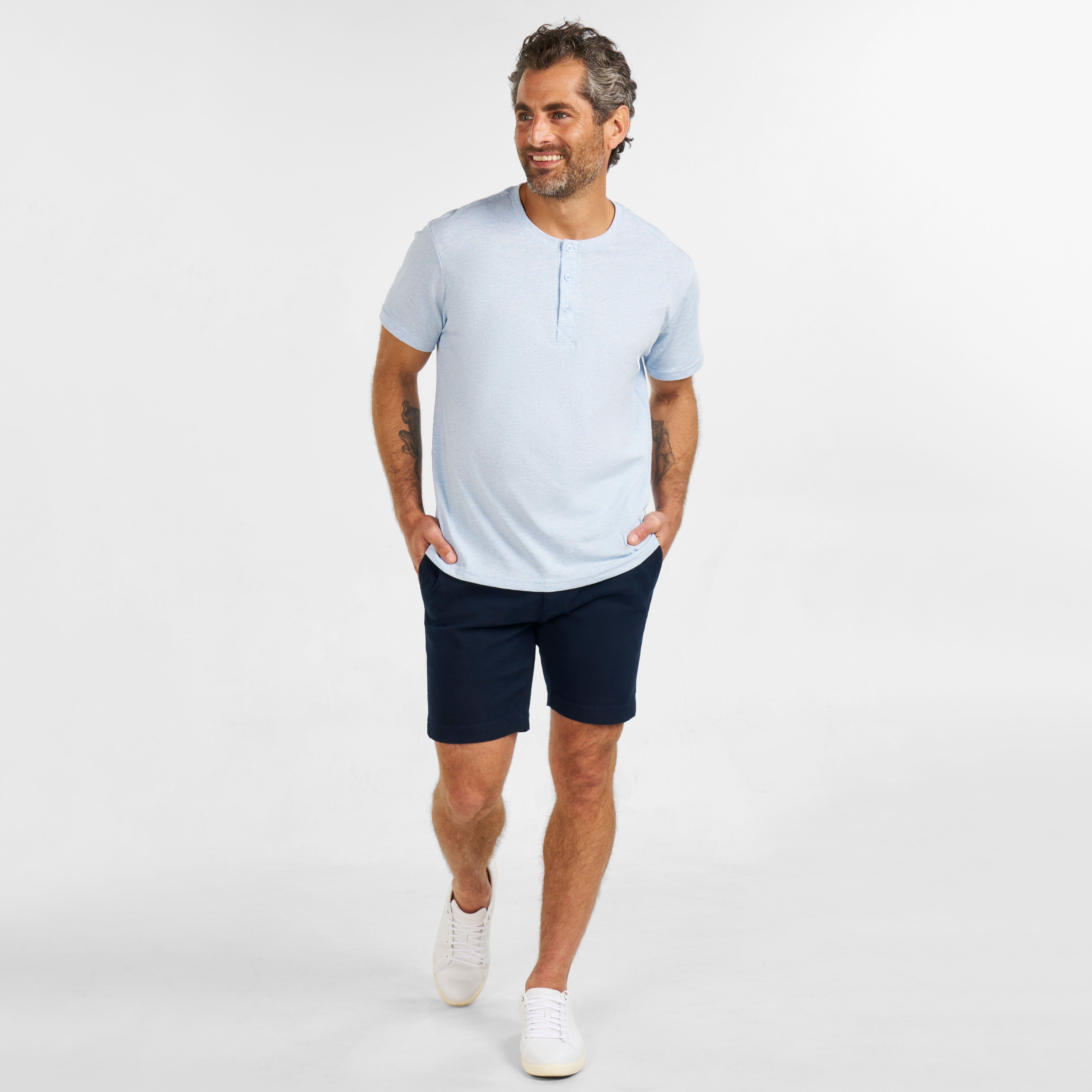 [COSYHARU公式] Cooling Linen Henley Short Sleeve COSYHARU公式] Cooling Linen Henley Short Sleeve COSYHARU公式