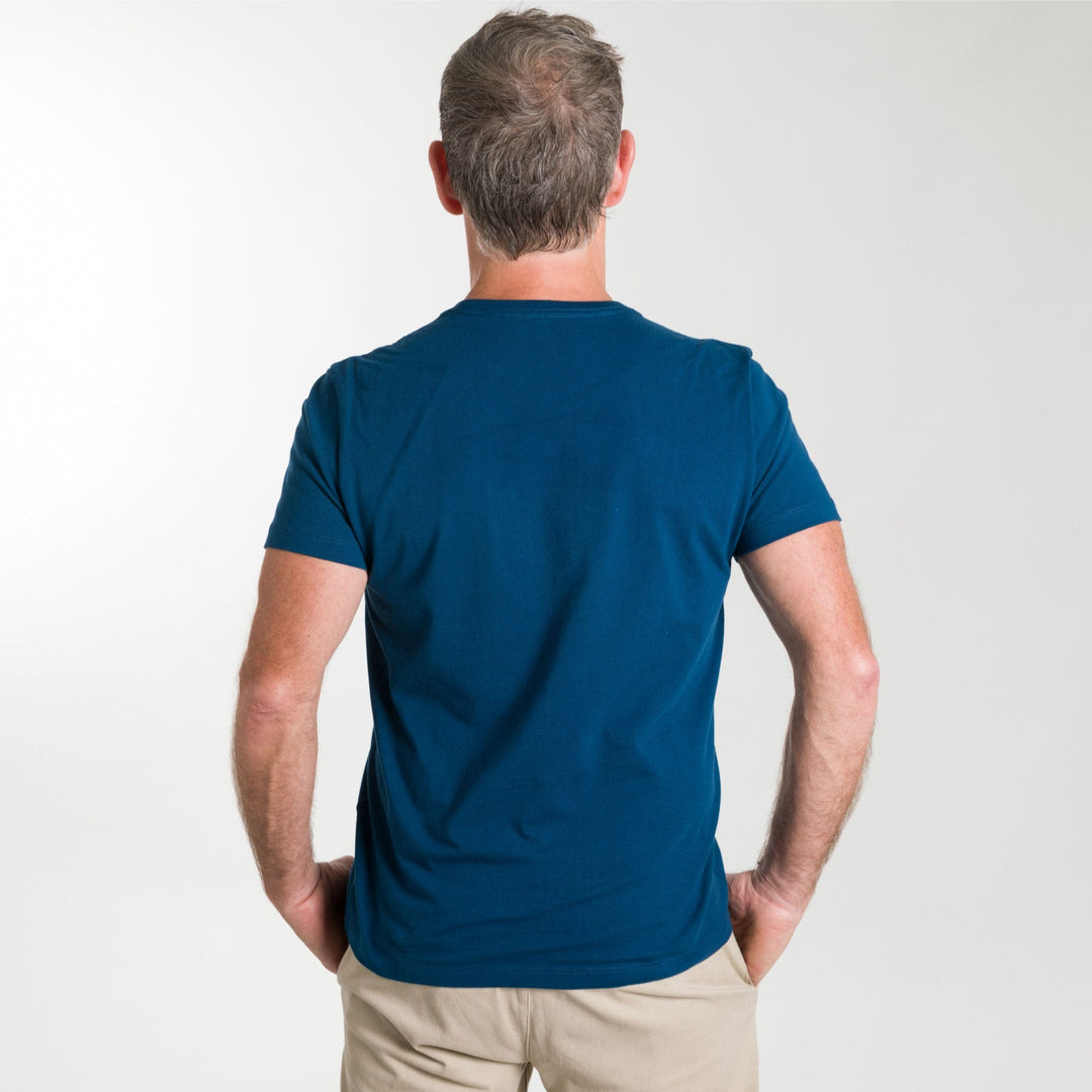 Ash & Erie Washed Black Pima Cotton Crew Neck T-Shirt for Short Men   Short Sleeve Premium Tee