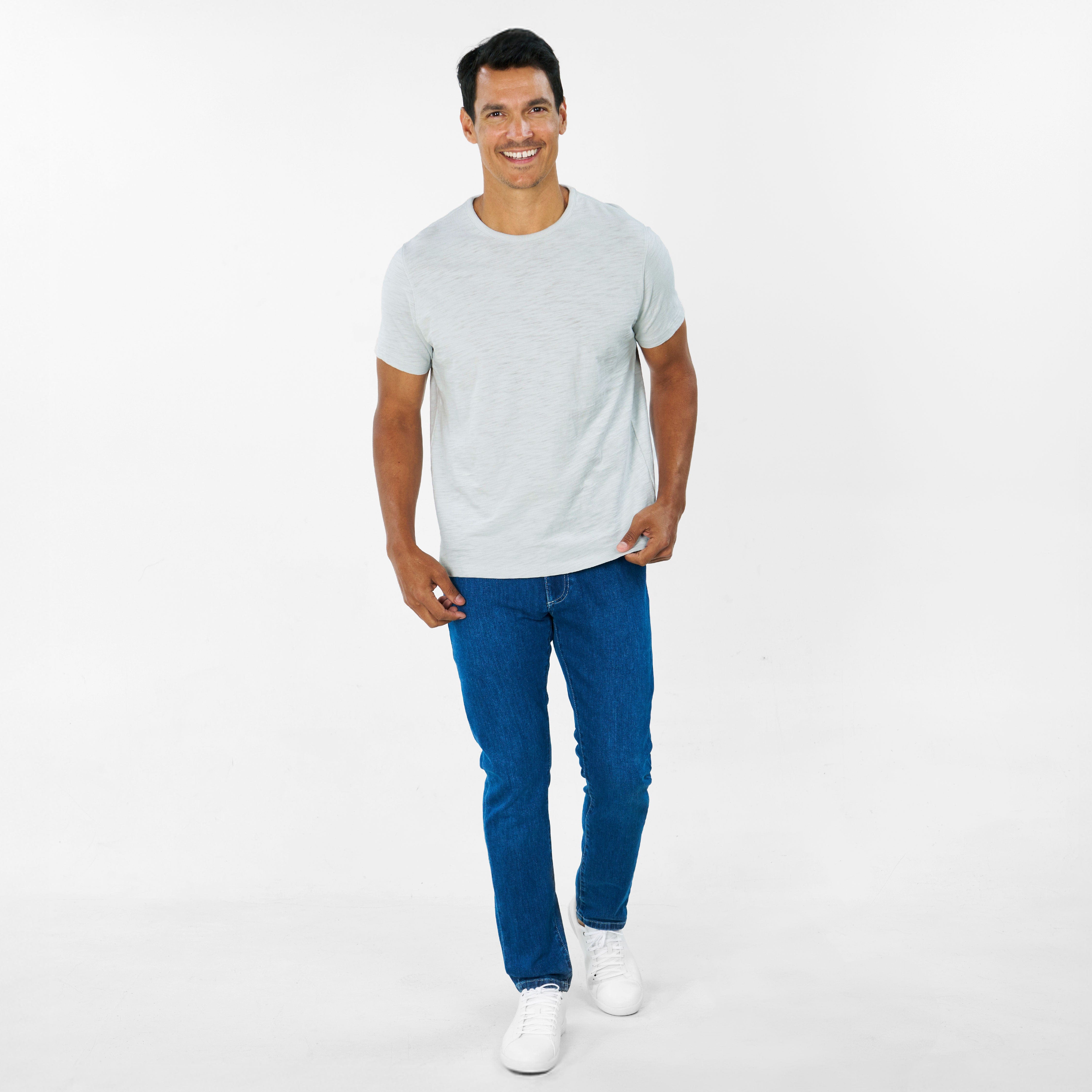 Ash & Erie Seaglass Lightweight Crew Neck T-Shirt for Short Men   Short Sleeve Premium Tee