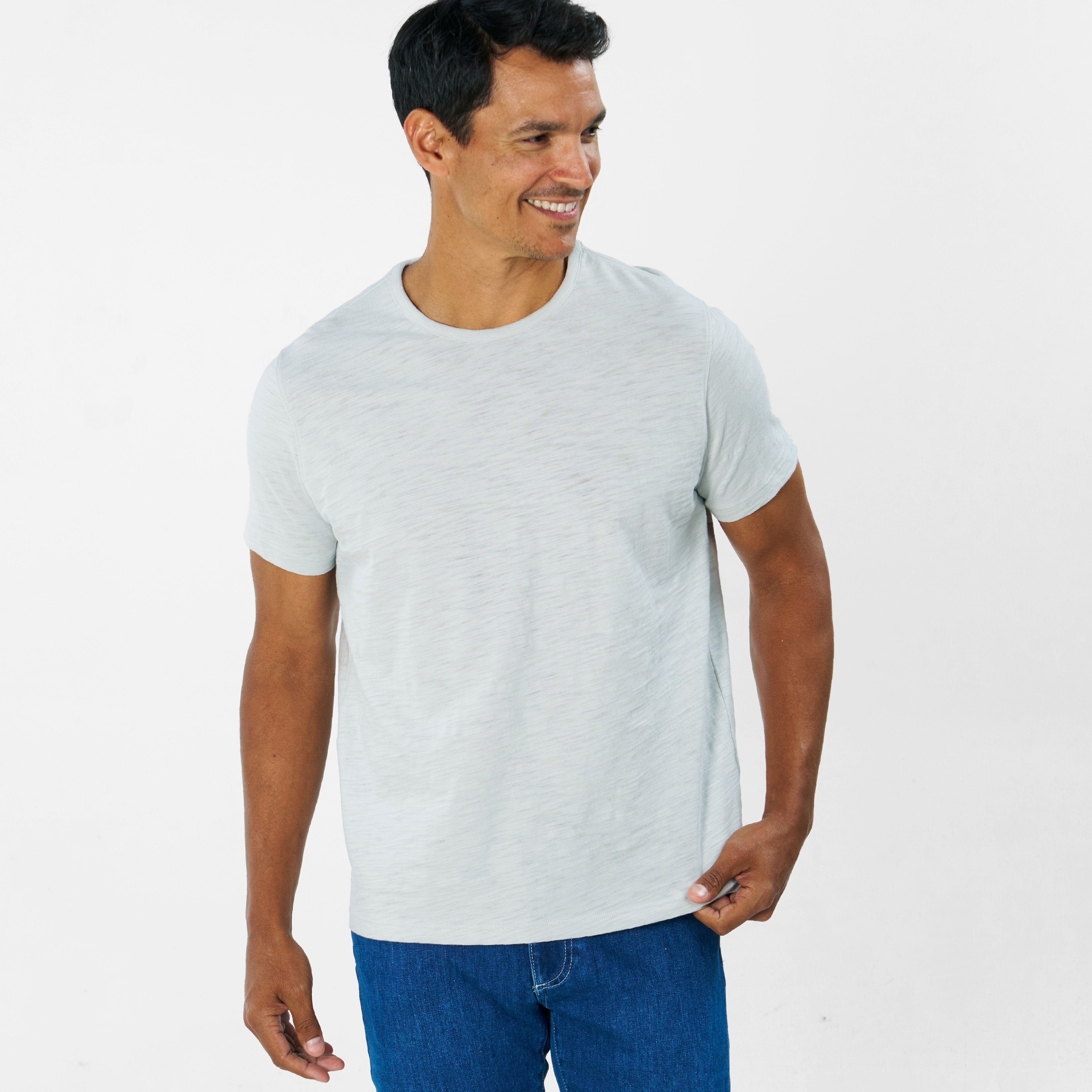 Ash & Erie Seaglass Lightweight Crew Neck T-Shirt for Short Men   Short Sleeve Premium Tee