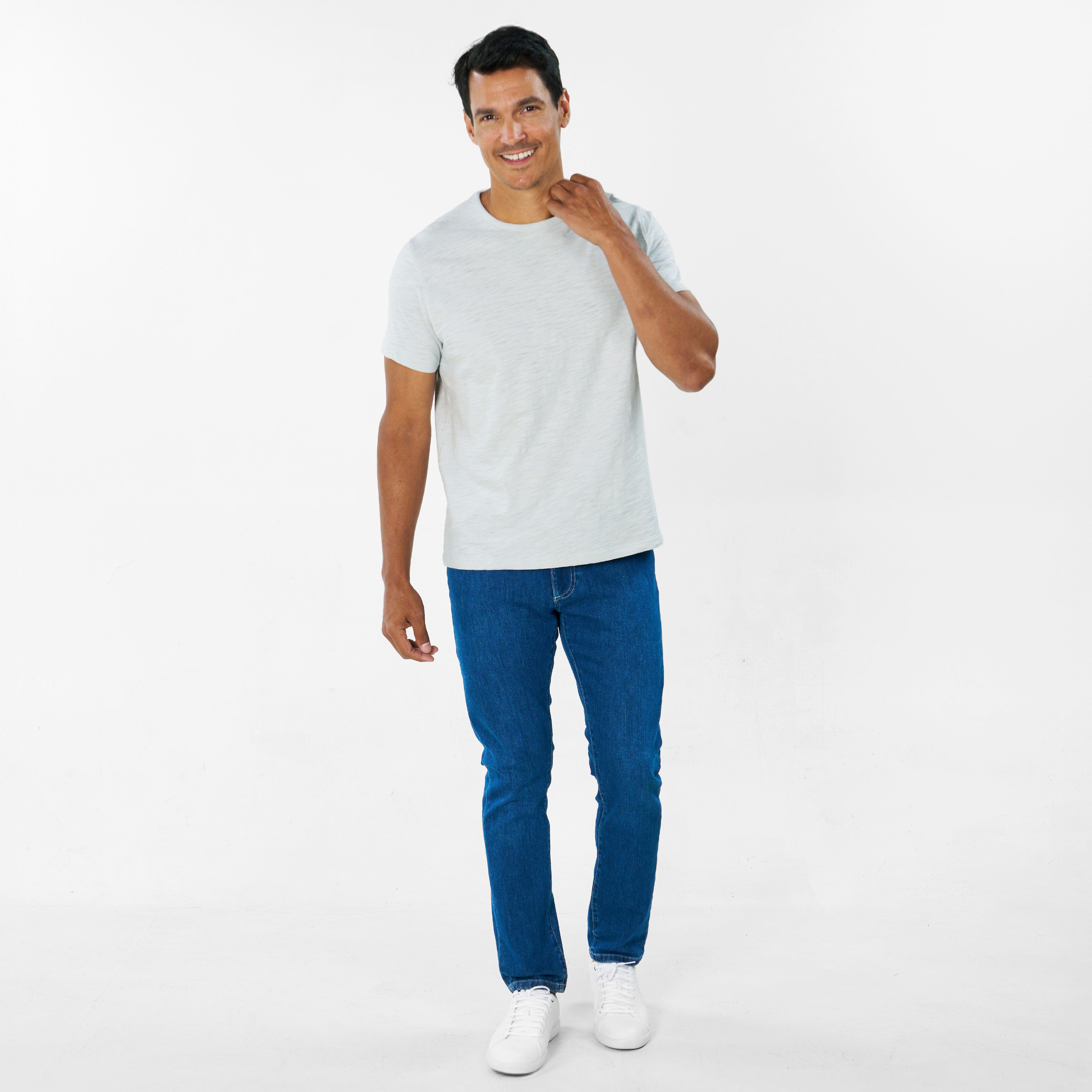 Ash & Erie Seaglass Lightweight Crew Neck T-Shirt for Short Men   Short Sleeve Premium Tee