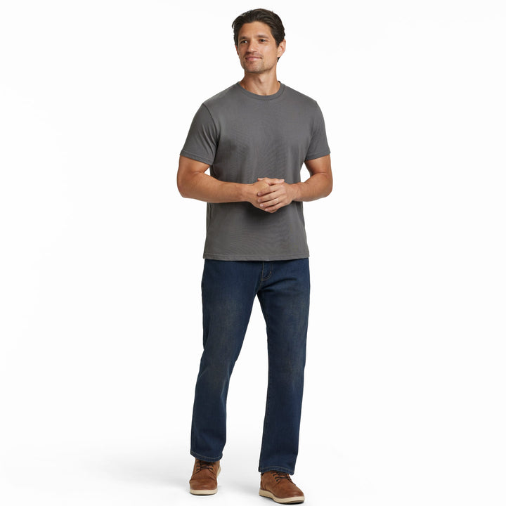 Ash & Erie Asphalt Crew Neck T-Shirt for Short Men   Short Sleeve Tee