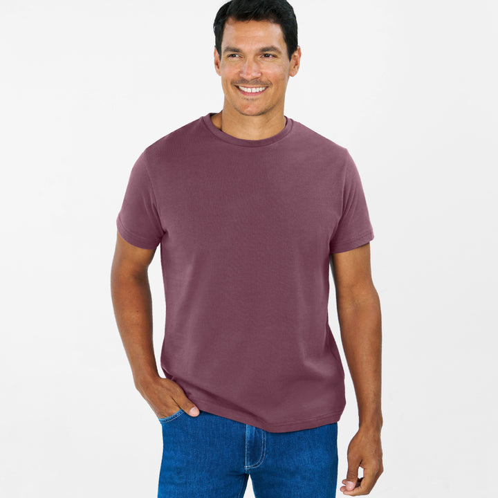 Ash & Erie Huckleberry Crew Neck T-Shirt for Short Men   Short Sleeve Tee