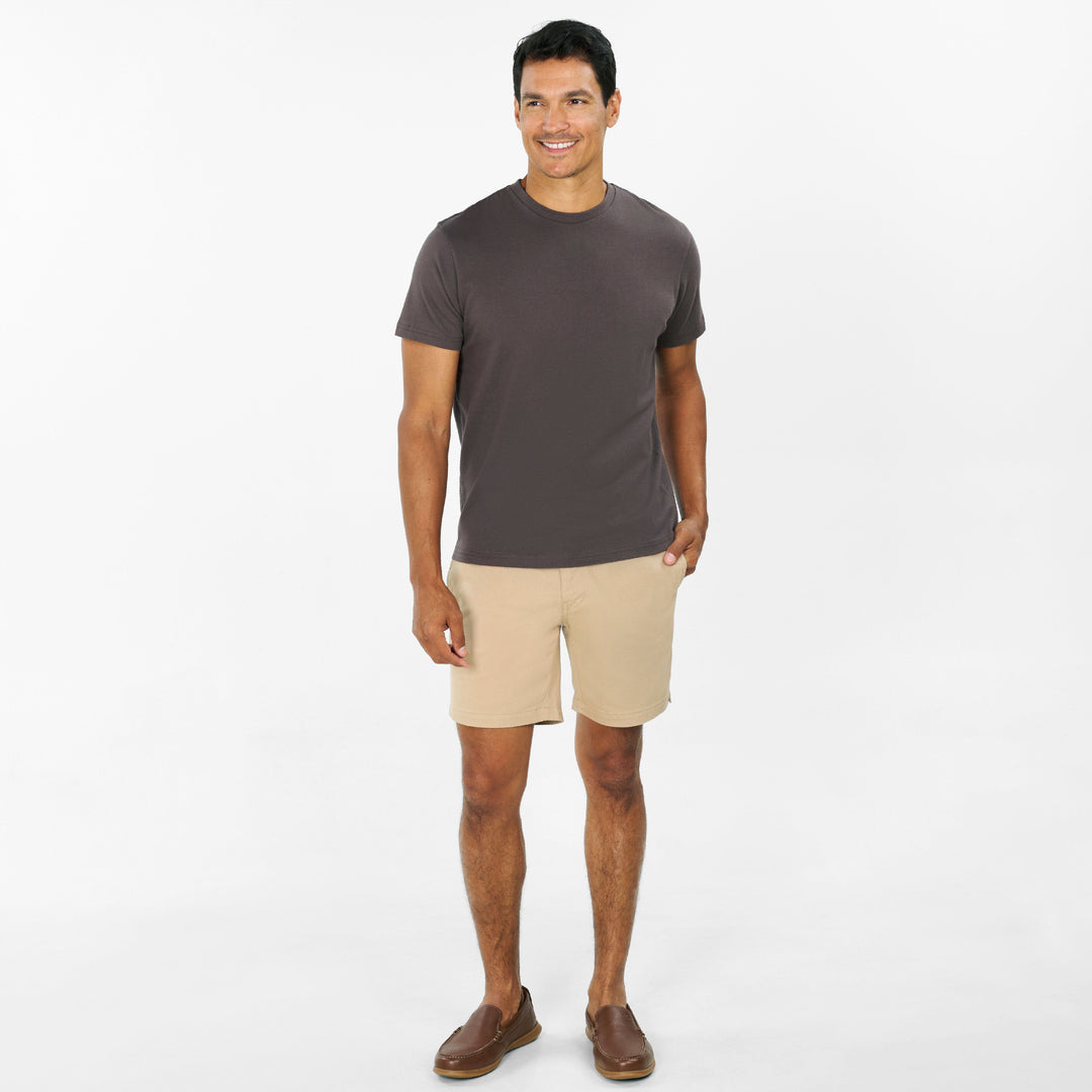 Ash & Erie Shale Crew Neck T-Shirt for Short Men   Short Sleeve Tee