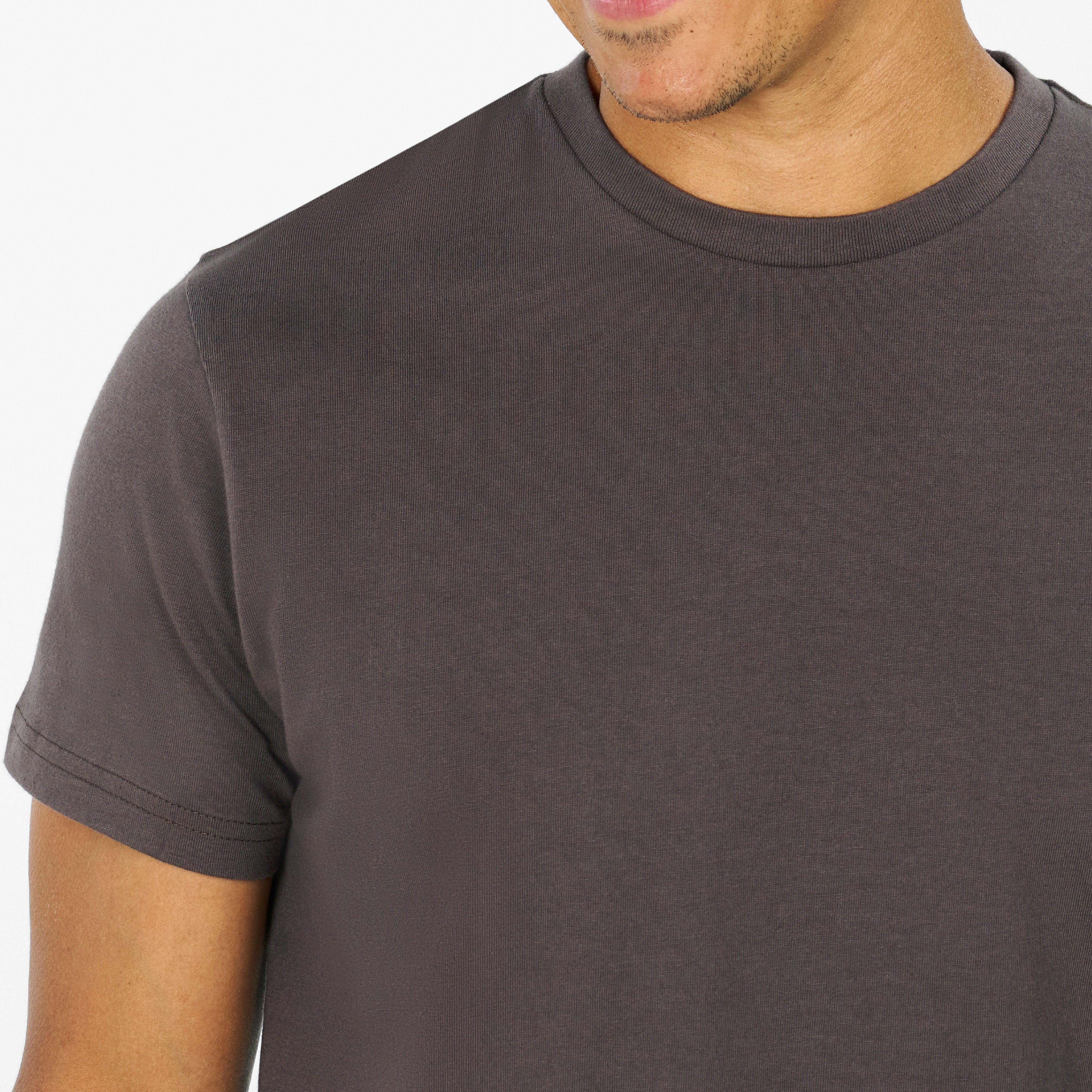 Ash & Erie Shale Crew Neck T-Shirt for Short Men   Short Sleeve Tee