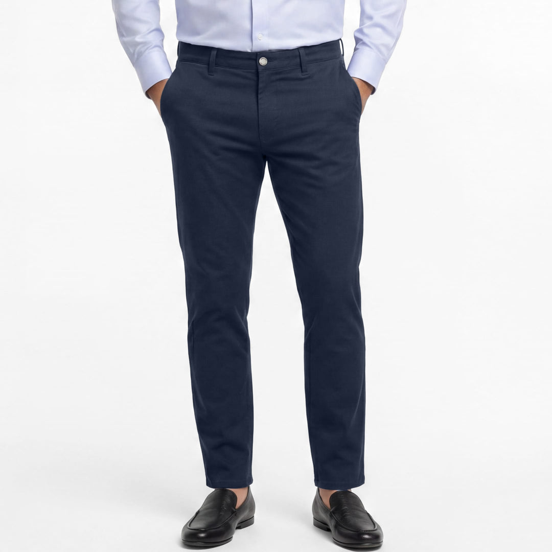 Ash & Erie Navy Lightweight Signature Chinos for Short Men   Signature Chino Pants
