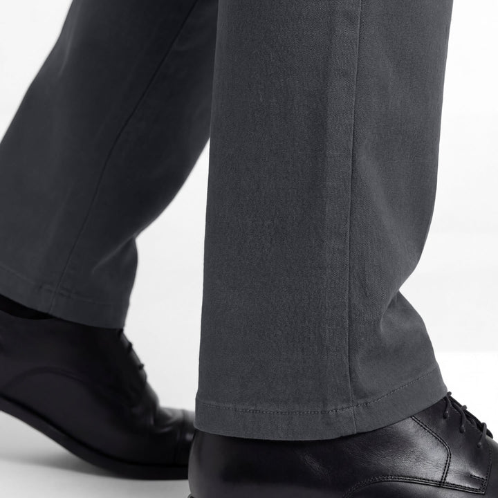 Ash & Erie Straight Fit Charcoal Signature Chinos for Short Men   Signature Straight Fit Chino