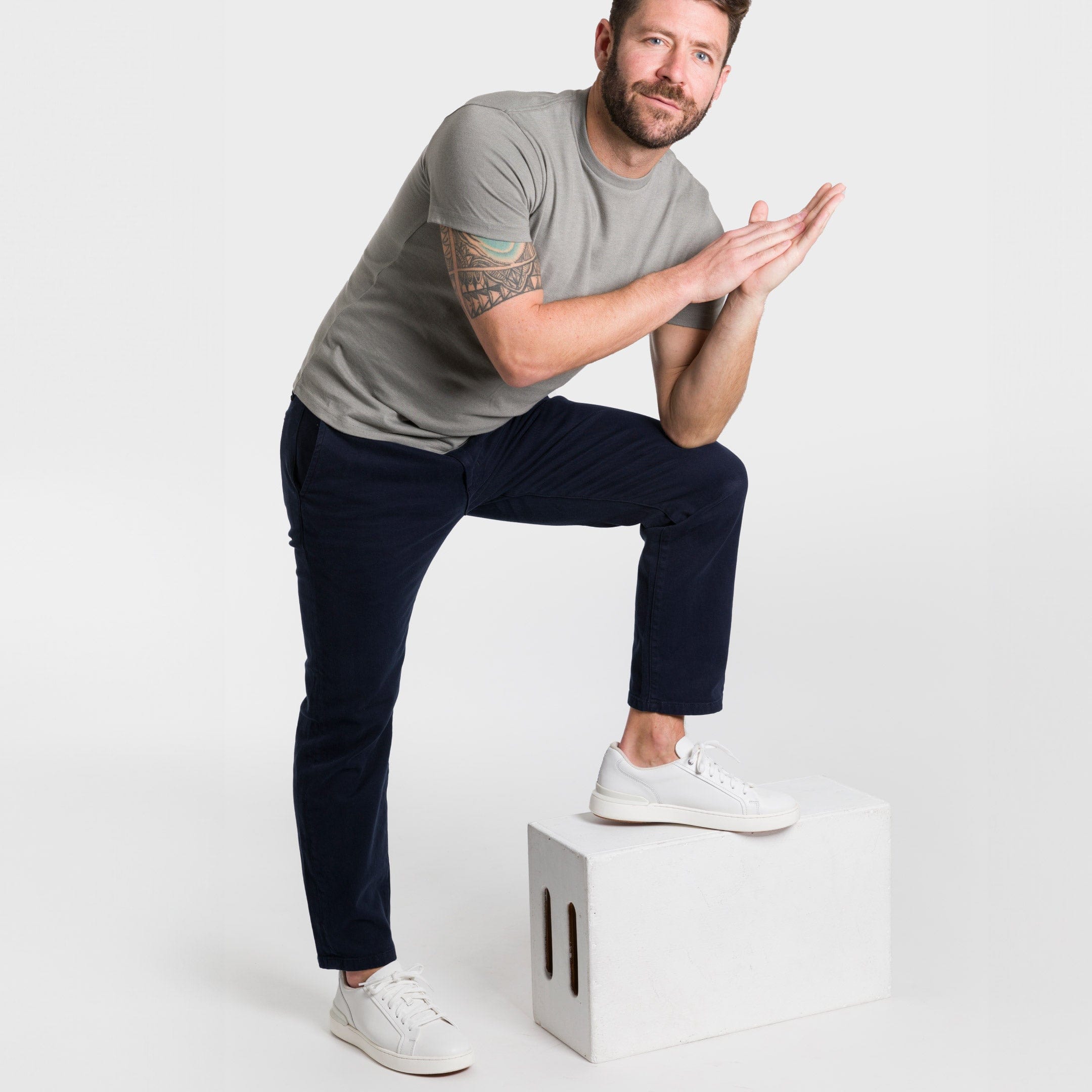 メンズウェア HIIT CHECK BEACH NAVY メンズウェア HIIT CHECK BEACH NAVY NFZ - Mens UV 40+ Moisture