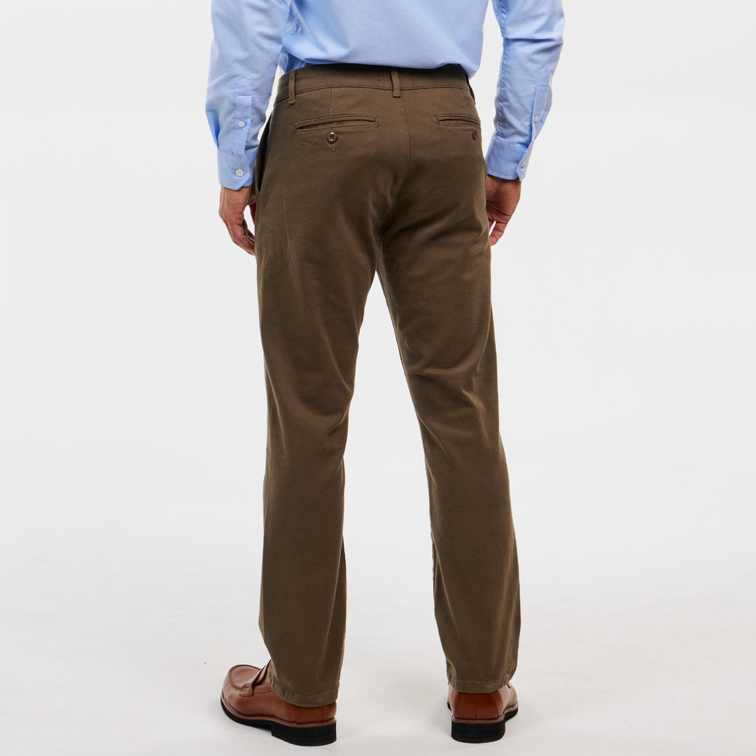 Ash & Erie Straight Fit Birch Washed Stretch Chino for Short Men   Straight Fit Chino