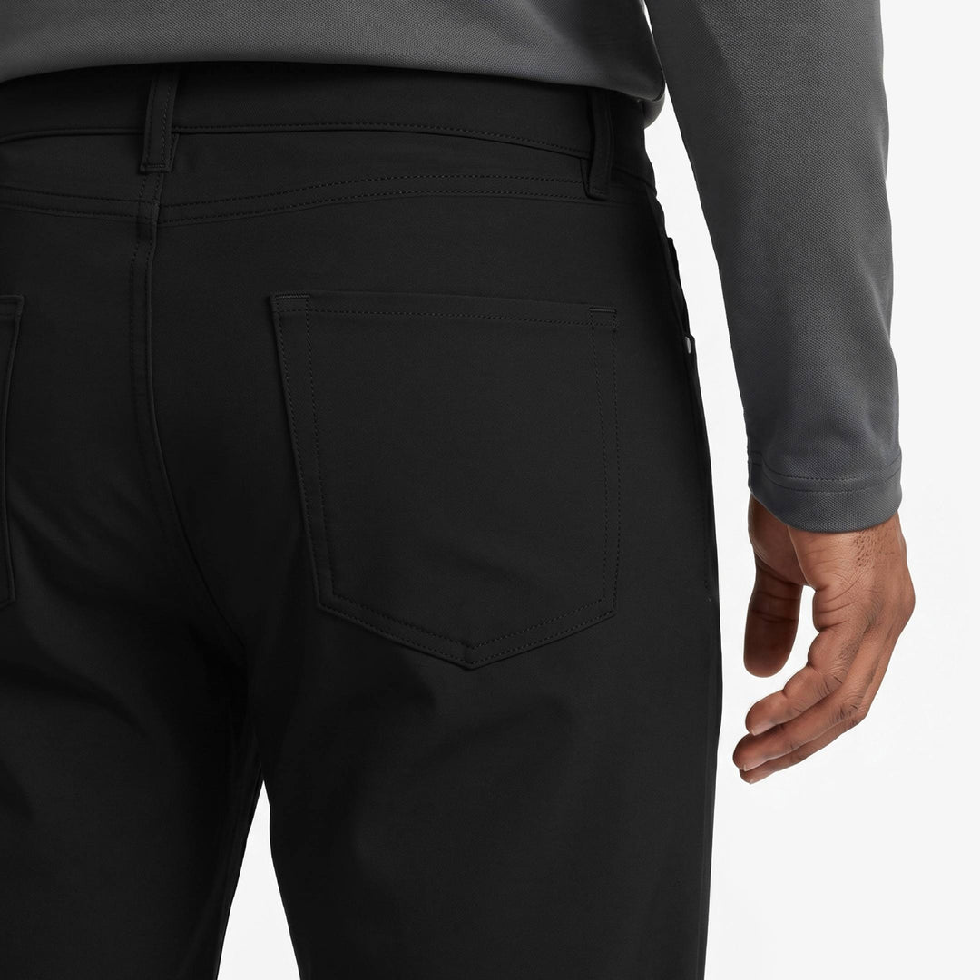 Ash & Erie Straight Fit Black Hybrid XYZ Chino for Short Men   Straight Fit Hybrid XYZ Chinos
