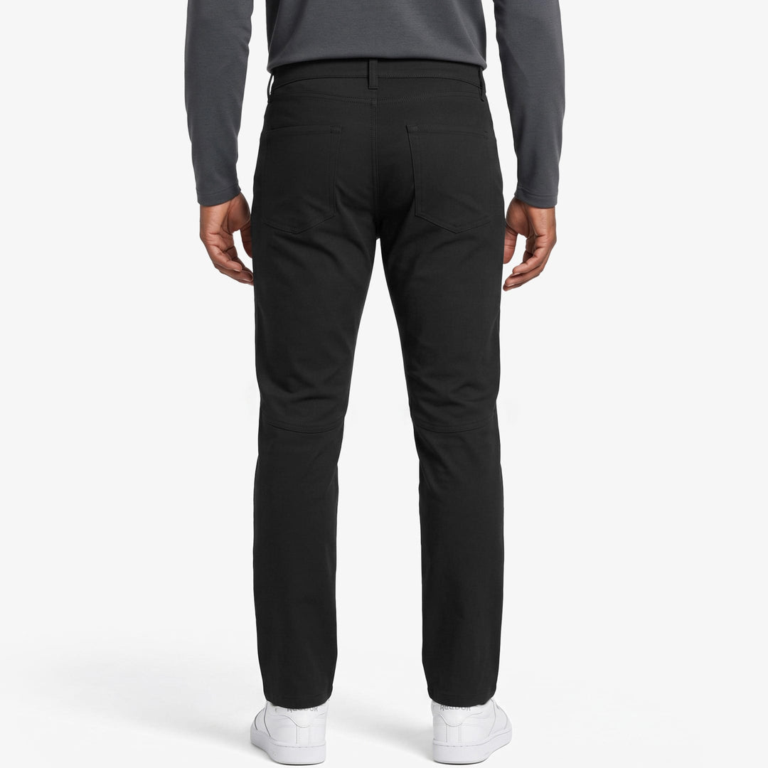 Ash & Erie Straight Fit Black Hybrid XYZ Chino for Short Men   Straight Fit Hybrid XYZ Chinos