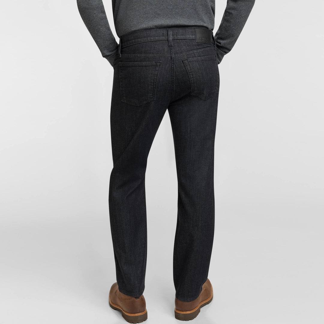 Ash & Erie Straight Fit Asphalt Wash Explorer Jeans for Short Men   Straight Fit Jeans