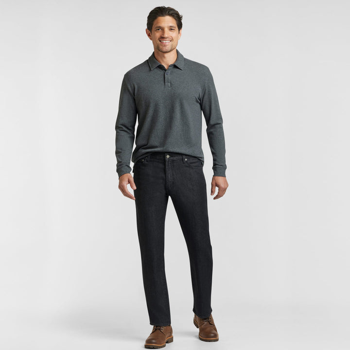 Ash & Erie Straight Fit Asphalt Wash Explorer Jeans for Short Men   Straight Fit Jeans