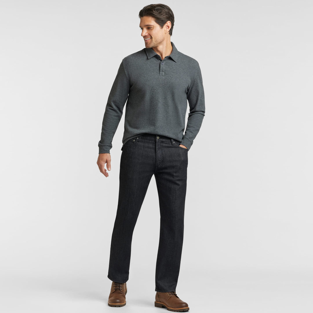 Ash & Erie Straight Fit Asphalt Wash Explorer Jeans for Short Men   Straight Fit Jeans