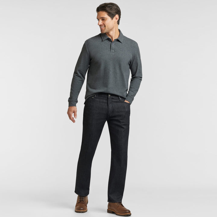 Ash & Erie Straight Fit Asphalt Wash Explorer Jeans for Short Men   Straight Fit Jeans