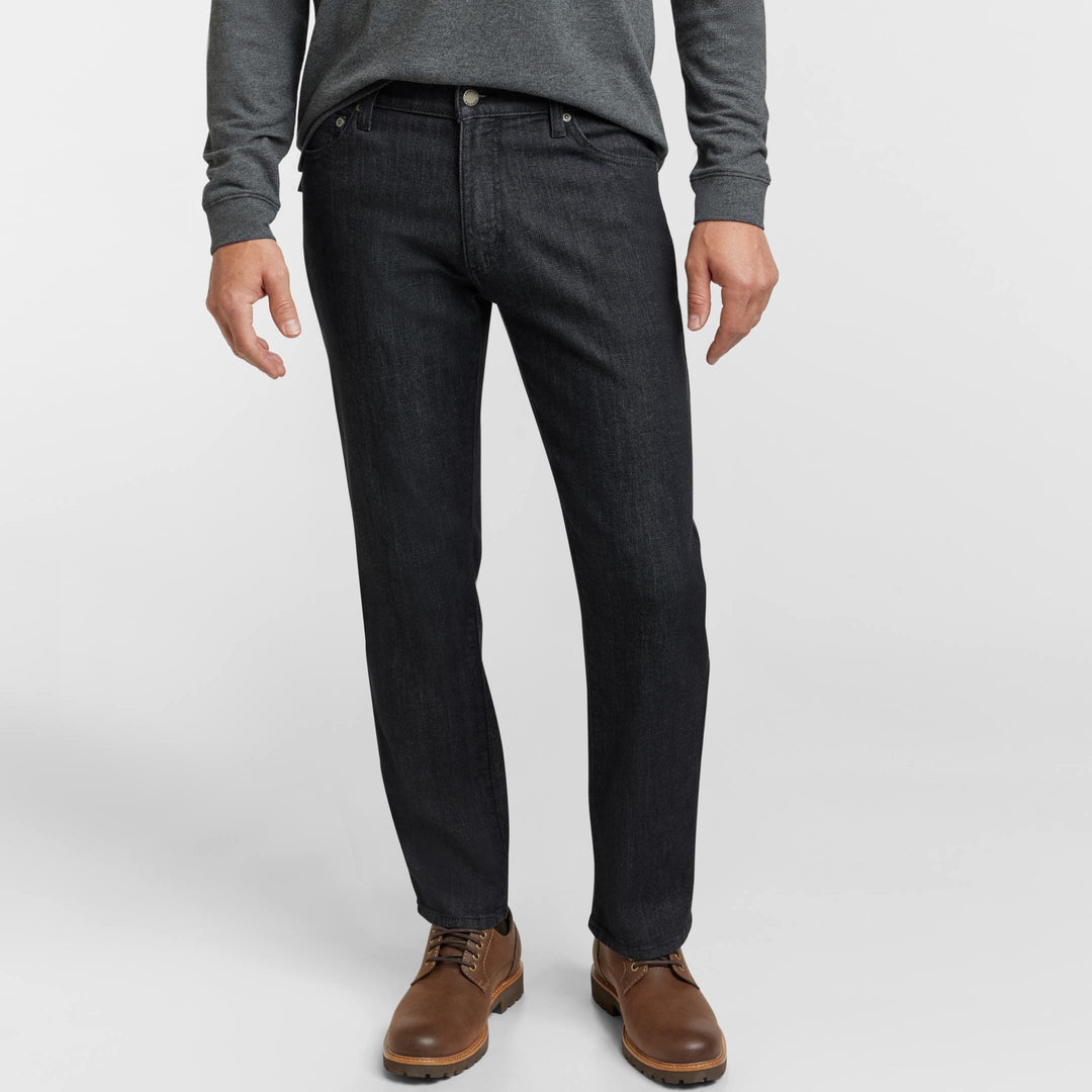 Ash & Erie Straight Fit Asphalt Wash Explorer Jeans for Short Men   Straight Fit Jeans