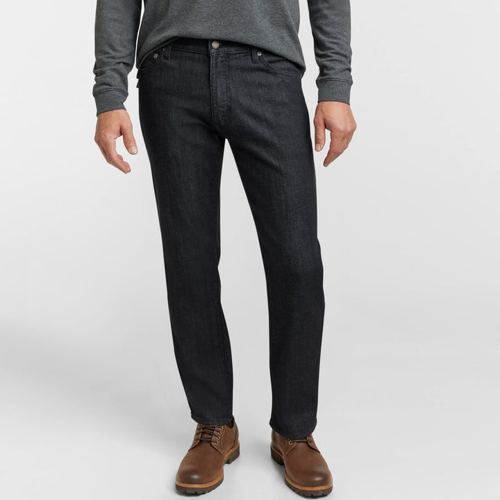 Ash & Erie Straight Fit Asphalt Wash Explorer Jeans for Short Men   Straight Fit Jeans