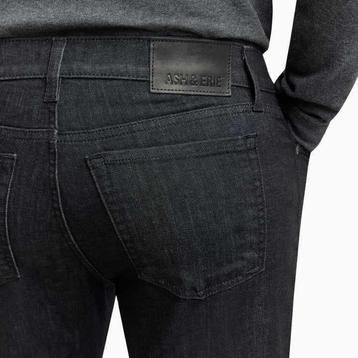 Ash & Erie Straight Fit Asphalt Wash Explorer Jeans for Short Men   Straight Fit Jeans