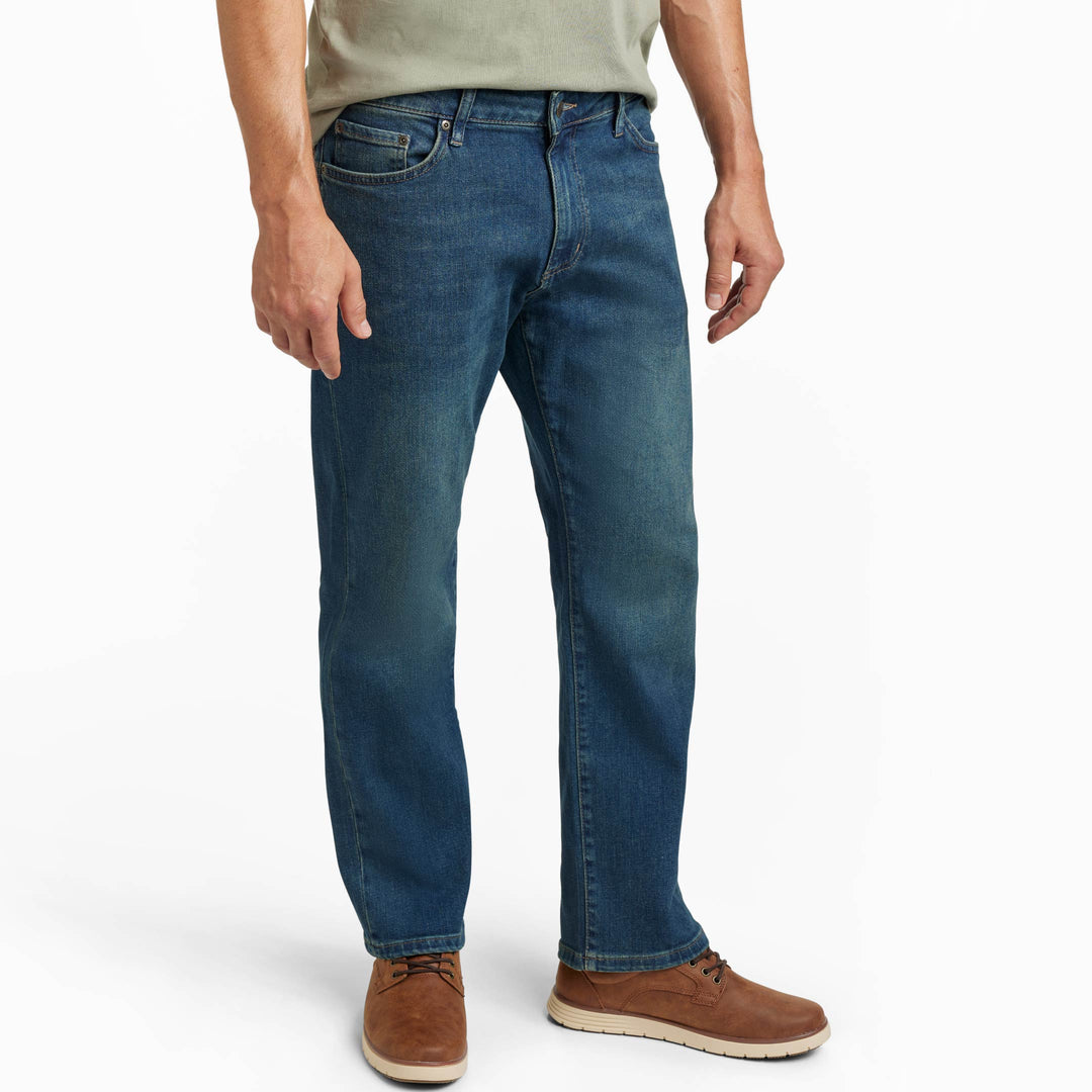 Ash & Erie Straight Fit Original Wash Denim Jeans for Short Men   Straight Fit Jeans