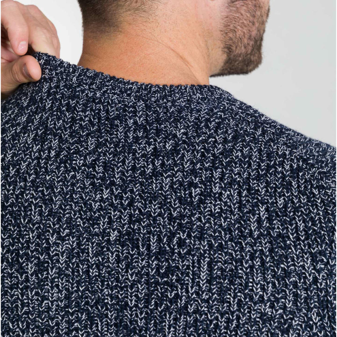 Ash & Erie Deep Navy Knit Sweater for Short Men   Sweater