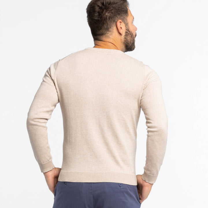 Buy Dune Cotton Crew Neck Sweater for Short Men | Ash & Erie   Sweater