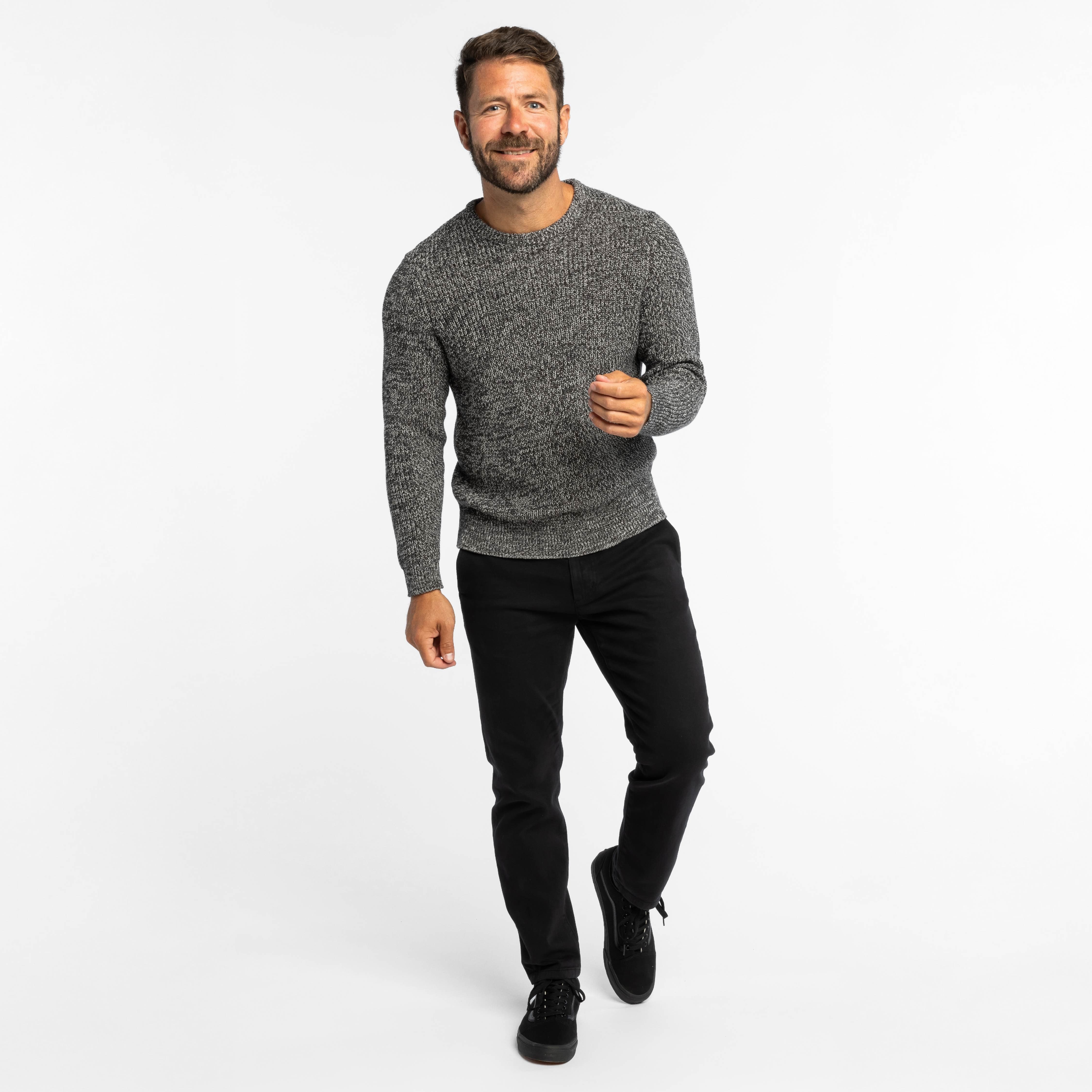 grey dress sweater men Buy Fog Knit for Short Relist Color:Black / Cream Throw on this versatile Denim Jacket – All