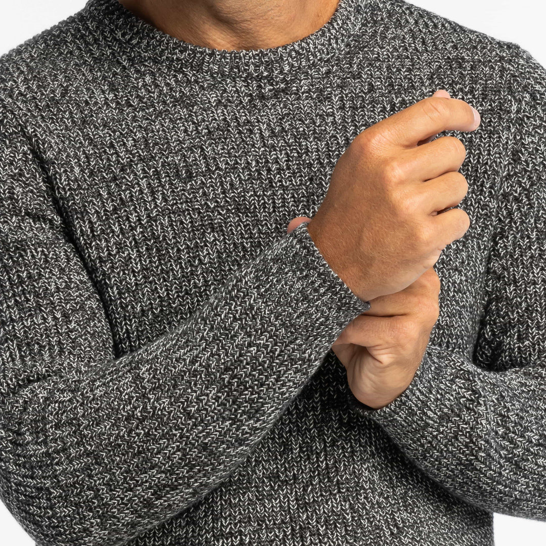 Buy Fog Grey Knit Sweater for Short Men | Ash & Erie   Sweater