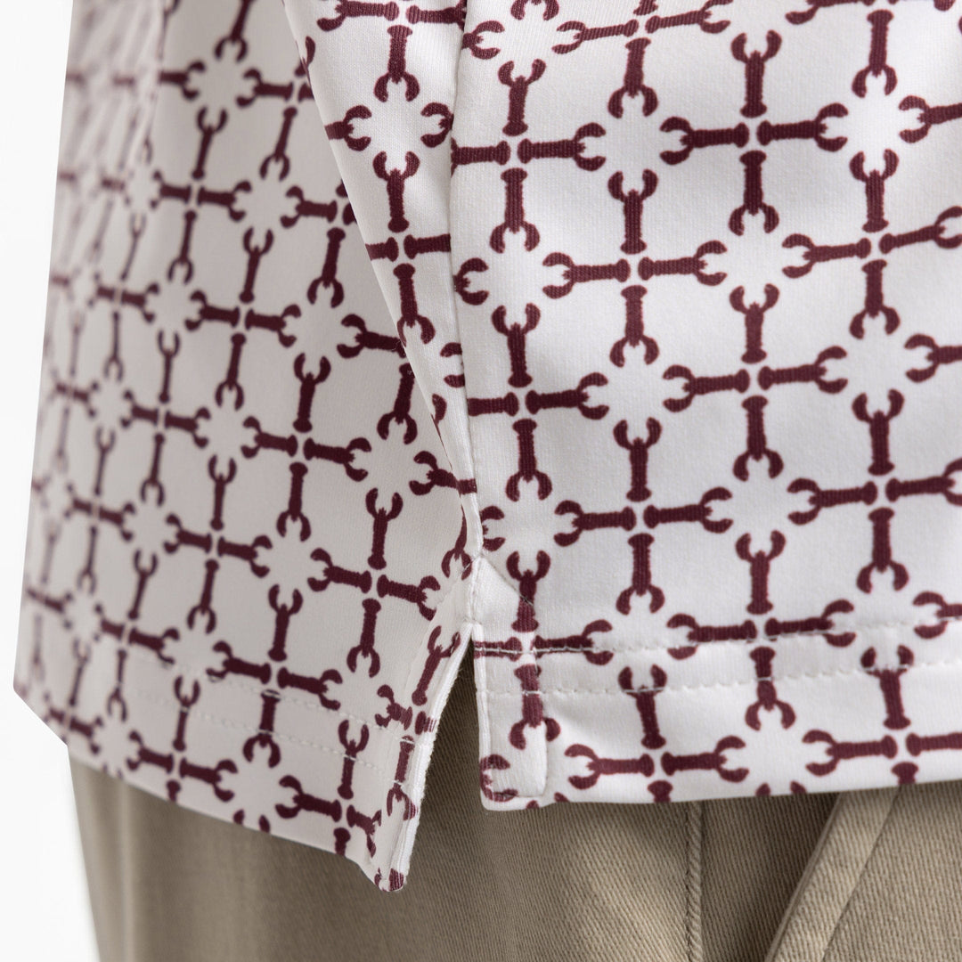 Ash & Erie Dancing Lobsters Tech Polo Shirt for Short Men   Tech Polo Shirt