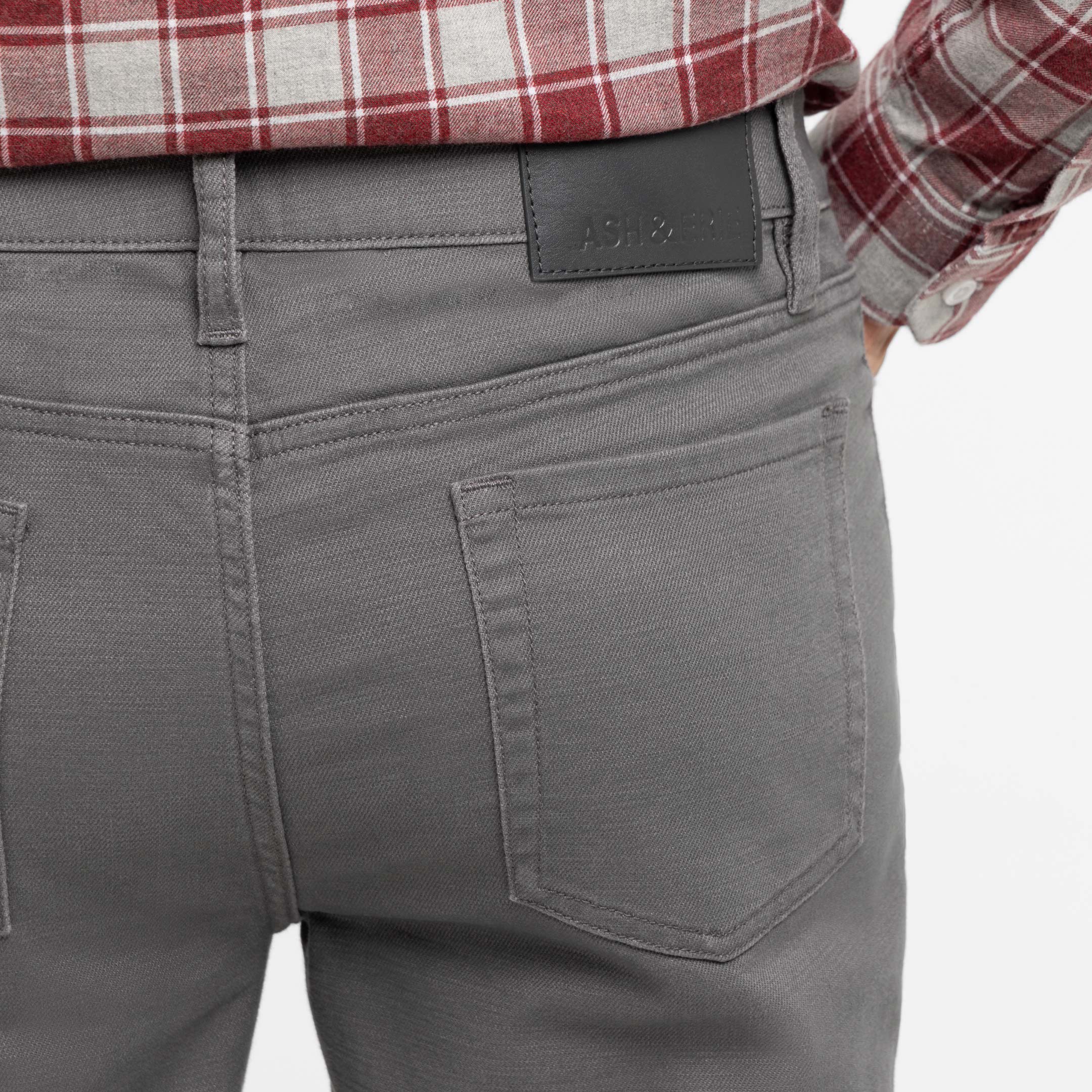 Ash & Erie Boulder Grey Weekend Jeans for Short Men   Weekend Jeans