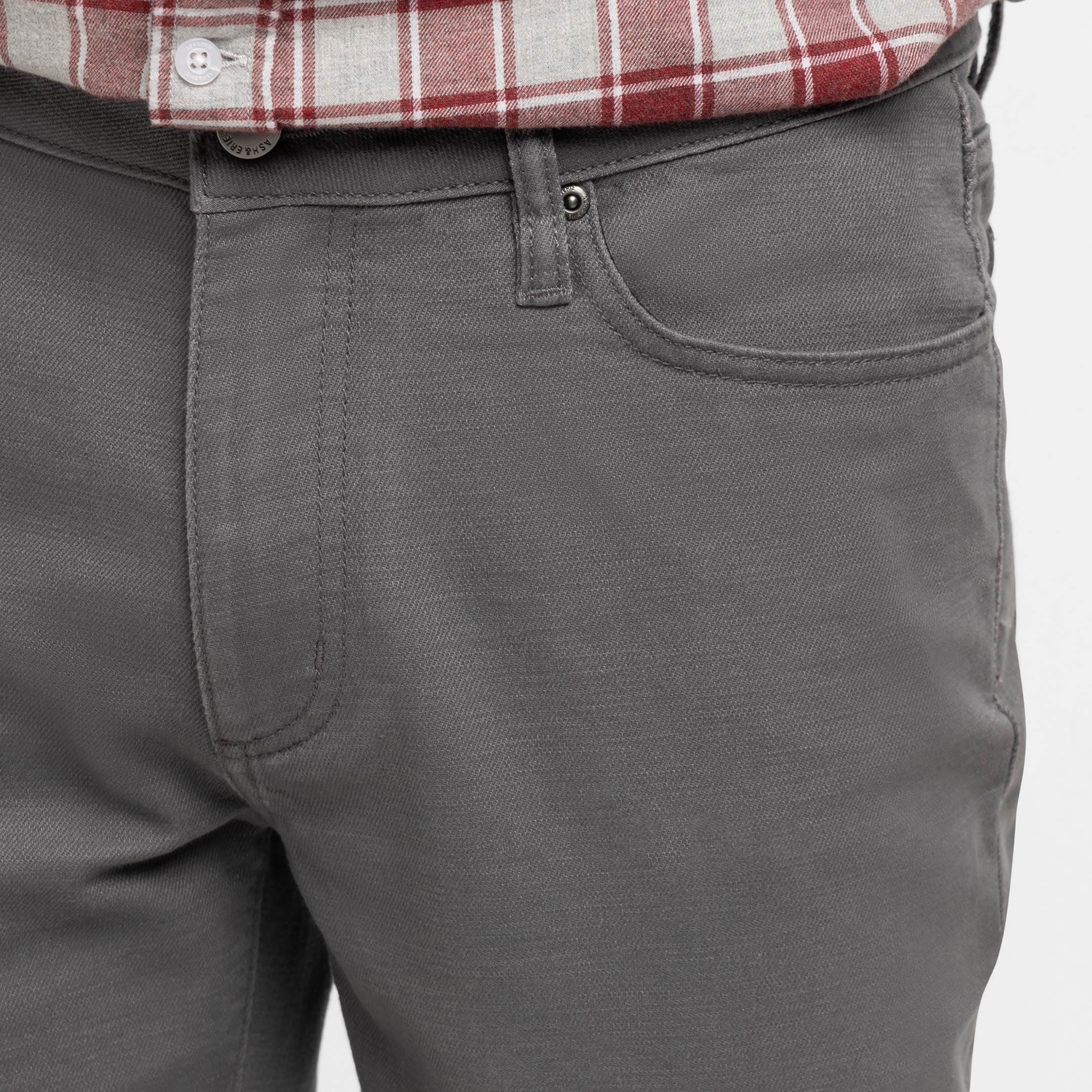 Ash & Erie Boulder Grey Weekend Jeans for Short Men   Weekend Jeans