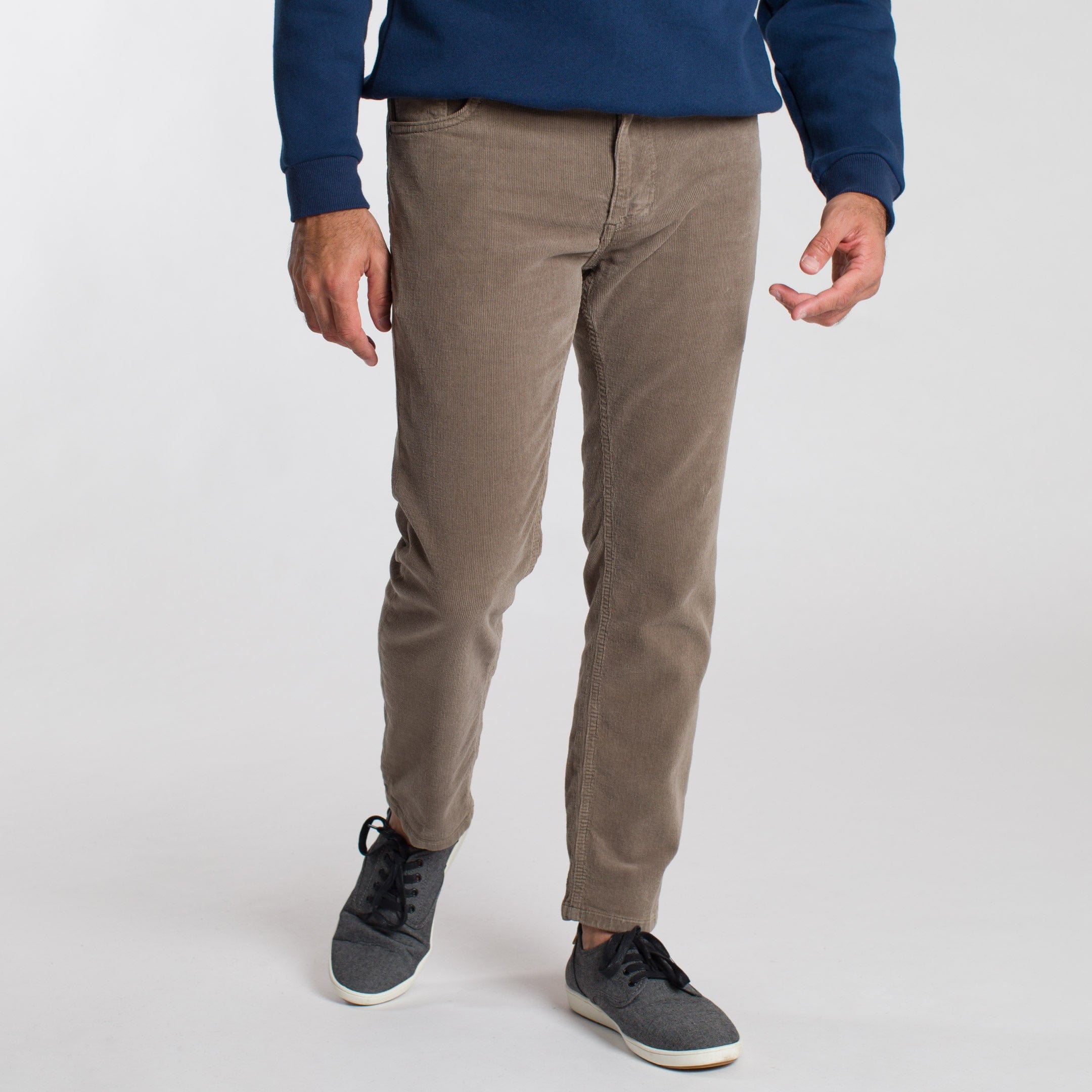 Grey Low Slung Baggy wide-leg cotton-corduroy trousers | Agolde | MATCHES UK