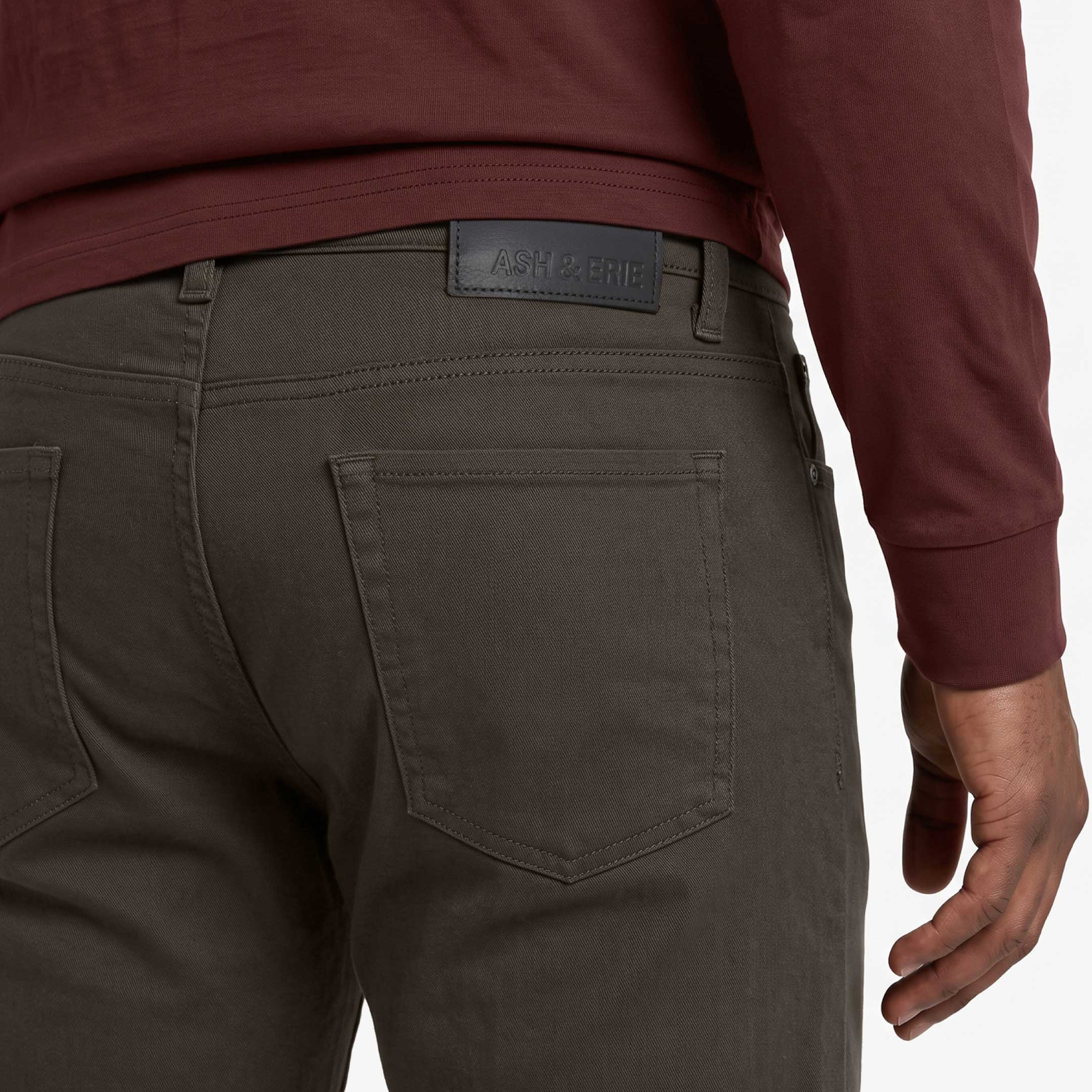 Ash & Erie Coffee Weekend Jeans for Short Men   Weekend Jeans