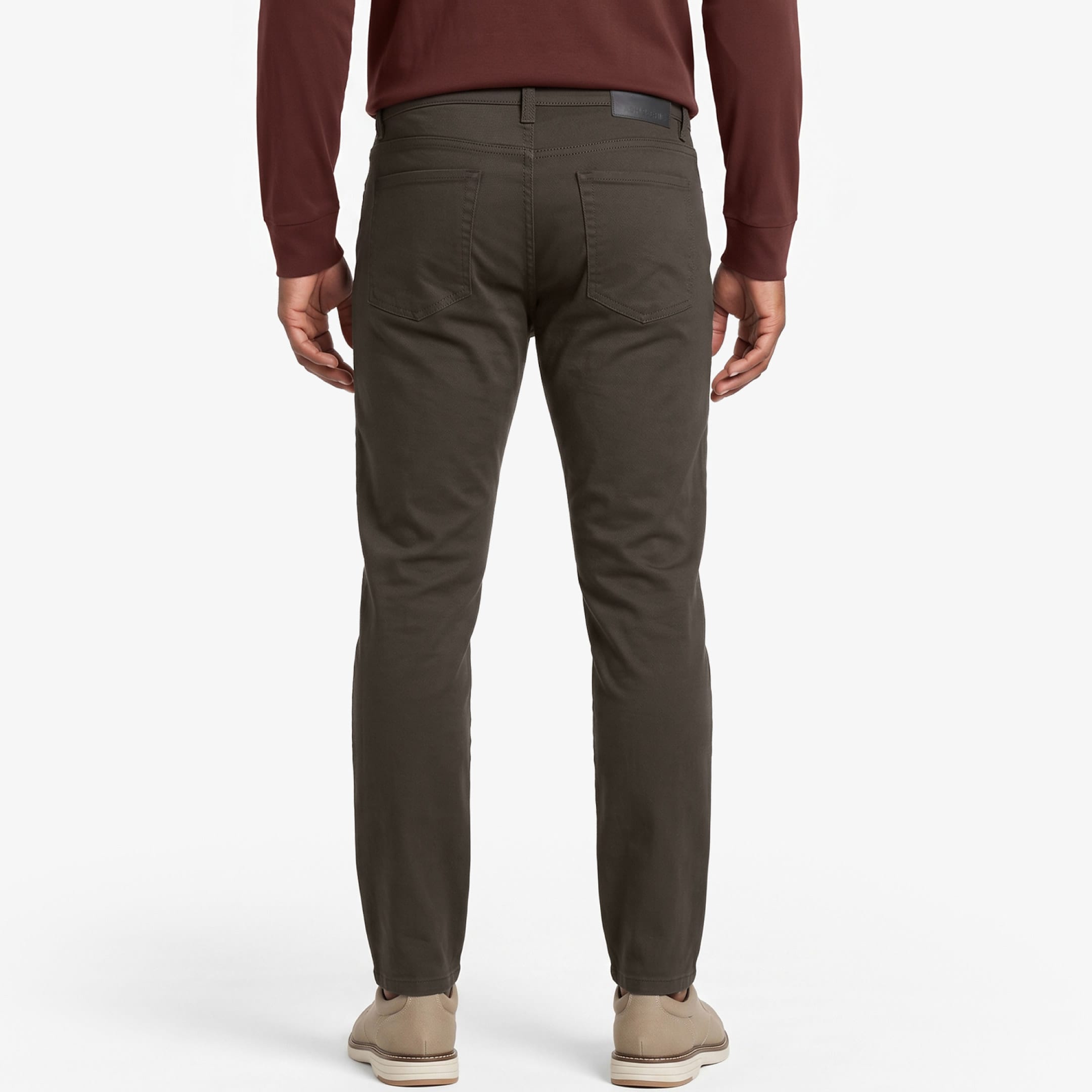 Ash & Erie Coffee Weekend Jeans for Short Men   Weekend Jeans