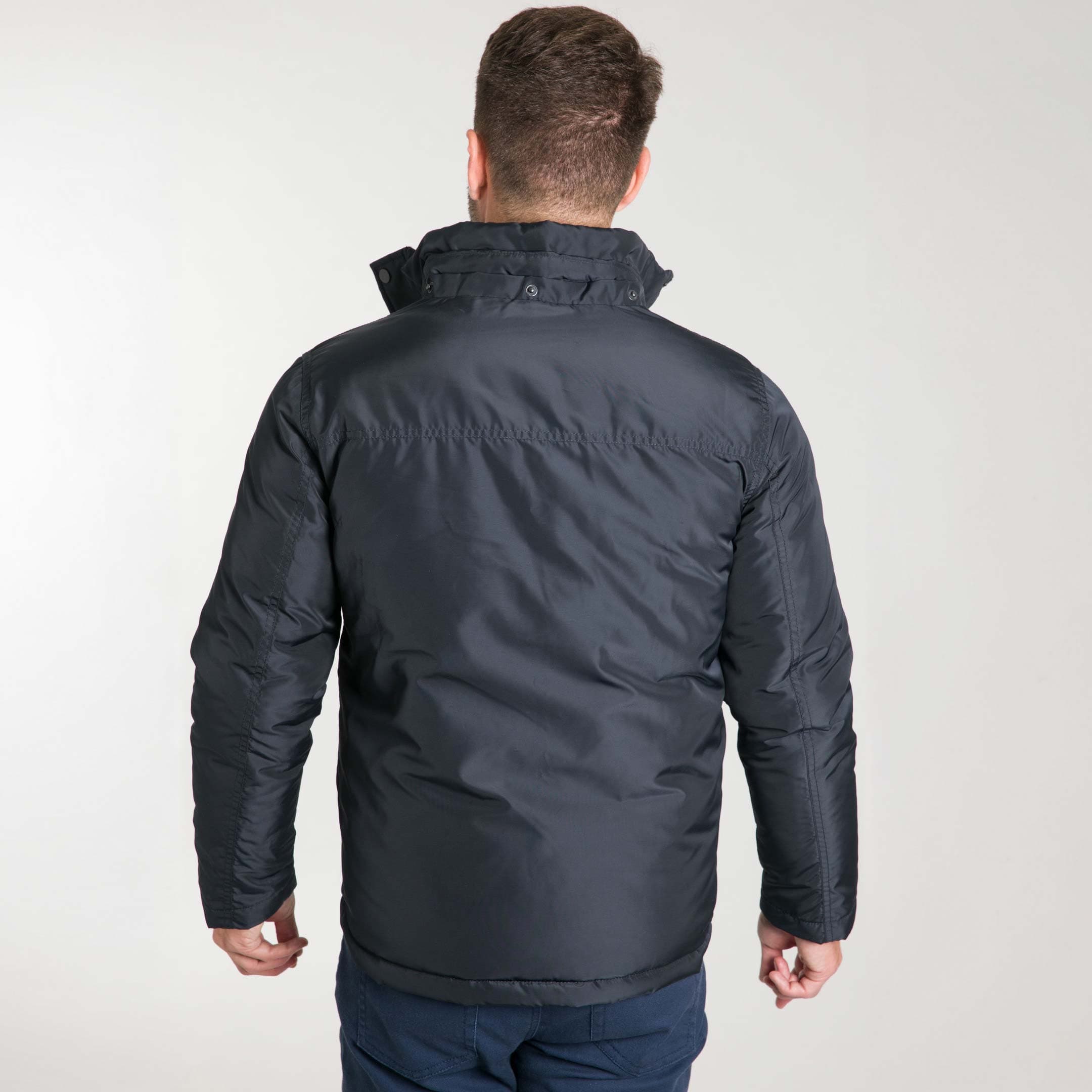 Ash & Erie Black Fjord Parka for Short Men   Winter Parka