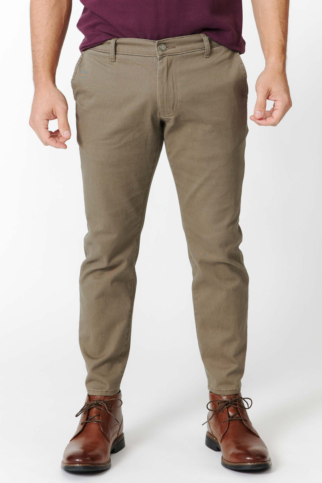 Buy Driftwood Lightweight Stretch Chinos for Short Men | Ash & Erie   Chino Pants