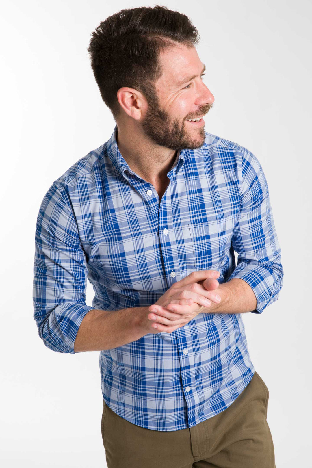 Ash & Erie Lake House Plaid Button-Down Shirt for Short Men   Everyday Shirts