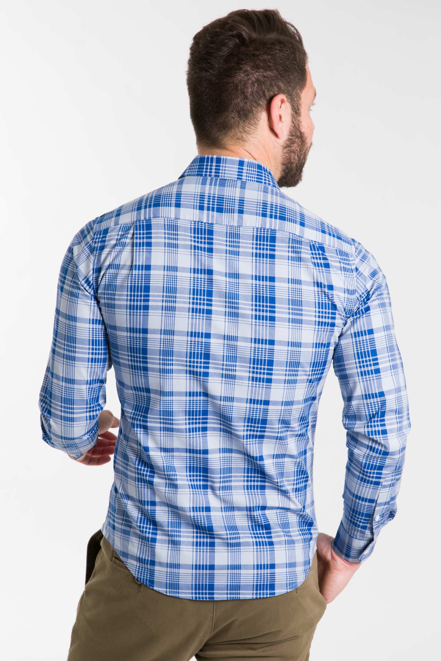 Ash & Erie Lake House Plaid Button-Down Shirt for Short Men