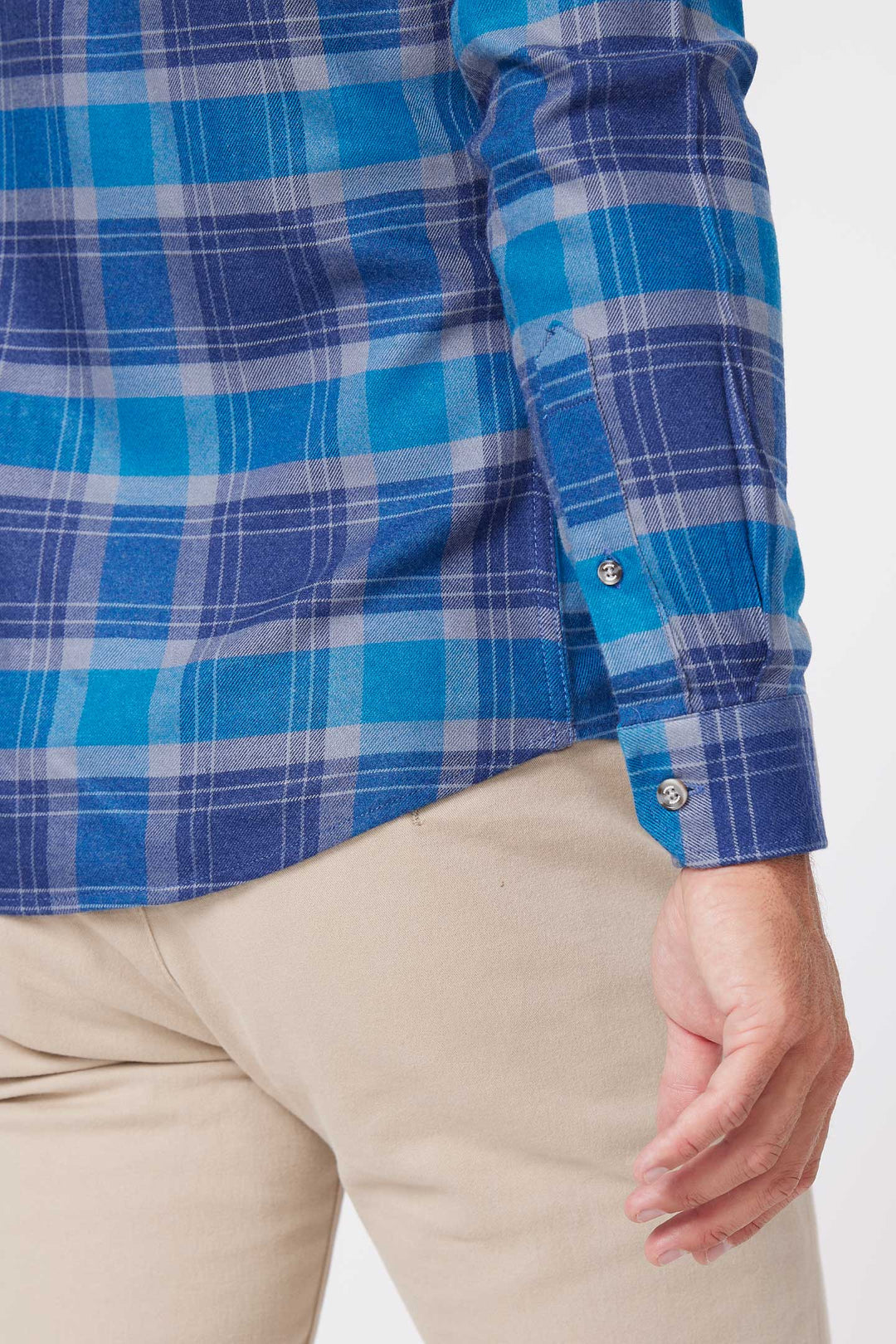Buy Dawn Flannel Button-Down Shirt for Short Men | Ash & Erie   Flannel Everyday Shirt