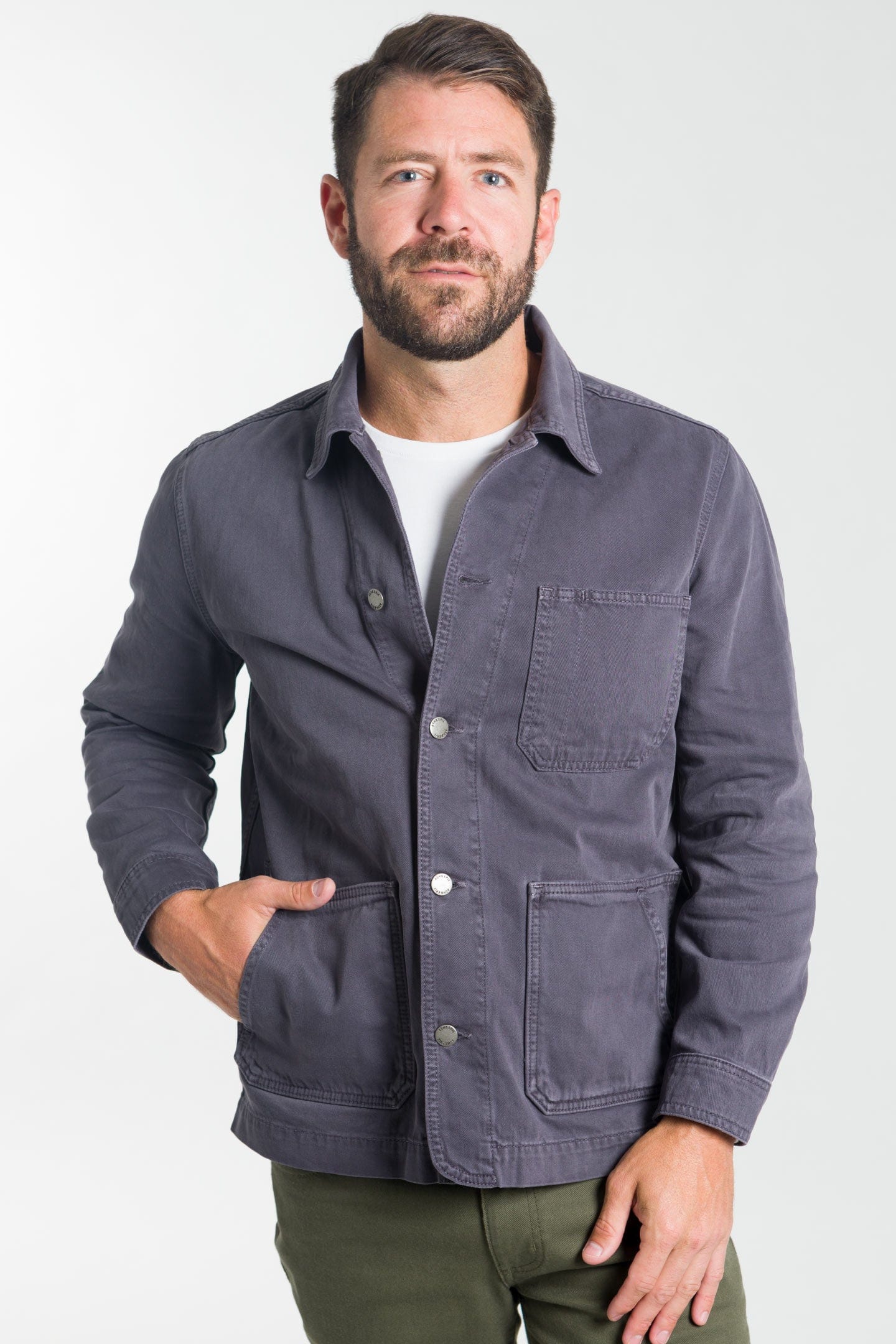 Buy Grey Harrington Jacket for Short Men | Ash & Erie   Harrington Jacket