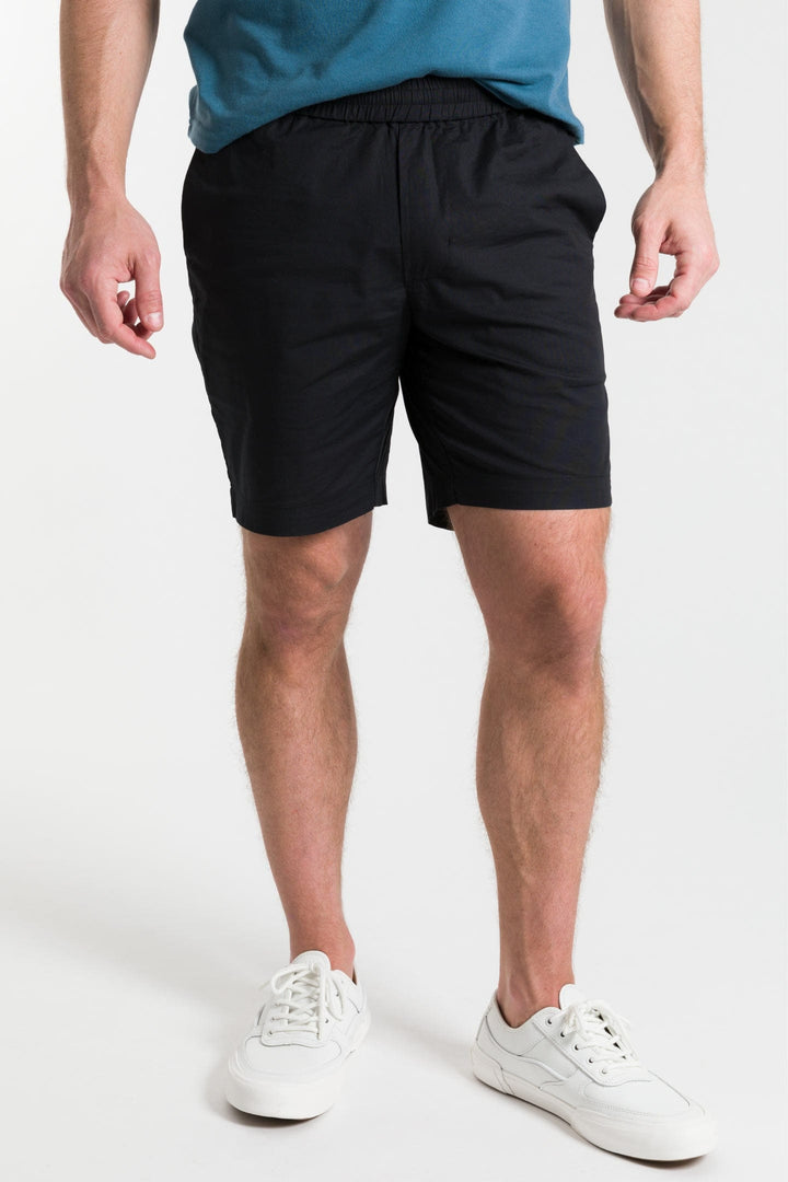 Buy Black Walking Shorts for Short Men | Ash & Erie   Walking Shorts